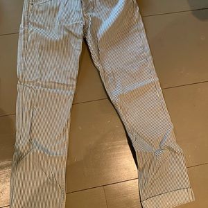 Hudson Striped Denim Pants